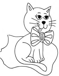 Ausmalbild Katze Sitzt Auf Decke Zum Ausmalen Ausmalbilder Malvorlagen Katze Ausmalbilderkatze Kindergarten Ausmalbilder Katzen Ausmalen Katzen
