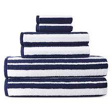 Home bath & towels bath towels & sets. Jcpenney Home Yarn Dye Stripe Striped Bath Towel