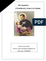 Oración a san cayetano para pedir un favor. Glorioso San Cayetano Pdf Rituales Oracion
