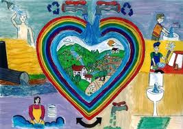 22 Mart Dunya Su Gunu En Guzel Resim Yarismasi Cizimleri Guzel Sozler Art Painting Resim