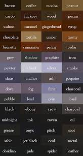What are some different names for shades of black? Encontrado En Bing Desde Rachelsfashionroom Blogspot Com In 2021 Color Meanings Colour Pallete Skin Color Palette