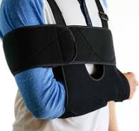 Lightweight Arm Sling for Pain Relief and Shoulder Immobilizer for  Dislocation, Breaks, Injuries - Black, Large