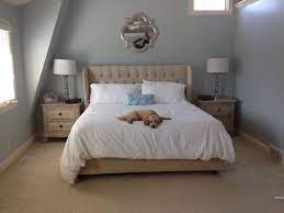 As with many of the blues on this list, white trim will make this color stand out even more. Our Master Bedroom Sleepy Blue Sherwin Williams Light Blue Paint Upholstered He Blue Master Bedroom Blue Bedroom Paint Interior Paint Colors For Living Room