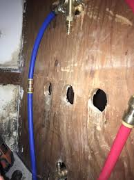 Turned on the water and the tub worked great, then water started coming from the shower head. Can I Use Pex For This Connection Between The Shower And The Tub Faucet Home Improvement Stack Exchange