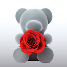 Head and paws on 5 splints, movable. Beautiful Handmade Real Fresh Preserved Rose Honey Sitting Teddy Bear For Girlfriend Love Gift China Natural Fresh Rose And Preserved Flower Rose Price Made In China Com