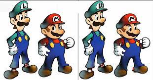 Can You Find All 5 Differences Between 2 Pictures Mario Characters Pictures Mario And Luigi