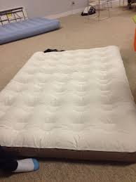 How To Blow Up An Air Mattress With No Pump 1 Have Two People Hold Each Side 2 Have Someone Hold The Opening For Air In The Air Mattress Mattress Trash Bag