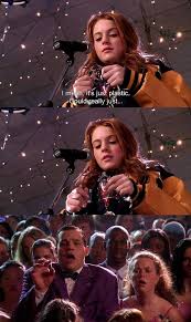 Baile De Formatura Lindsay Lohan Mean Girls Meninas Malvadas Plastic Princess Mean Girl Quotes Mean Girls Girl Movies