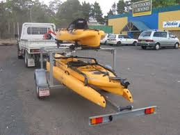 Your load rite dealer will help whether it's a pontoon, a ski boat, a kayak or a cruiser, your boat is your home on the water. Hobie Kayak Canoe Trailer From Egr Nowra Nsw Australia Hobie Kayak Kayaking Canoe And Kayak