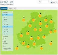 Lot La Meteo De Votre Week End Actu Lot