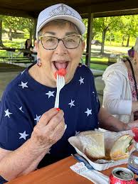A nice, shady shelter house was the perfect location for a delightful lunch  and learn with Naturalist Carrie. We are so grateful to our MetroPark sytem  for making outings like this possible
