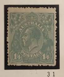 Estrangeiros Australia 1914 23 1s 4p Novo Yvert