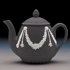 Black And White Teapot Set Pin By Carol Reiman On Color Black And White Jasperware Tea Pots Tea Pots Vintage