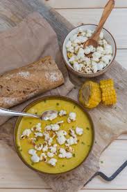 Maiscremesuppe Mit Popcorn Rezept Rezepte Lebensmittel Essen Suppen