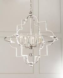 Look for chandelier light that are strong and durable from many good suppliers. Open Quatrefoil Eight Light Nickel Chandelier