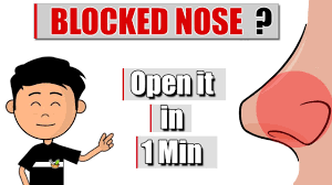 Do it as often as you need! Open Blocked Nose In 1 Min Youtube