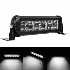 7inch 13inch 19inch Led Work Light Bar 12led 24led 36led 36w 72w 108w 6500k Ip67 12v 80v Slim Single Row Spot Beam Off Road Waterproof Sale Banggood Com