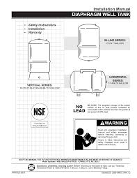 Diaphragm Well Tank