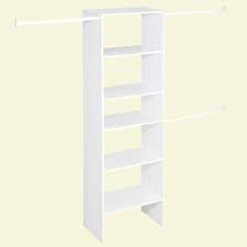 Maybe you would like to learn more about one of these? Vertical Closet Organizer 24 Storage Shelf System Clothes Shelves Rods White Household Supplies Cleaning Home Garden