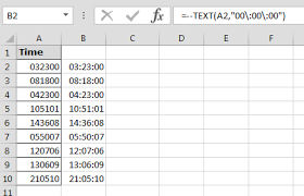 Text To Time Conversion In Microsoft Excel
