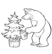 Masha And The Bear Drawing Google Pretraga Bear Coloring Pages Masha And The Bear Cartoon Coloring Pages