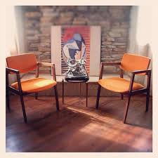 Mid Century Modern Chairs Burnt Orange Danish Modern Style Side Desk Accent Dining Armchair Walnut Teak W Furniture Cool Chairs Mid Century Modern Furniture