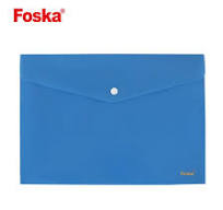 Foska Solid Color PP Buckle File Pocket