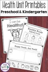 Health Unit Activities For Preschool And Kindergarten Health Lesson Plans Health Unit Dental Health Kindergarten