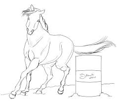 Barrel Racing Horse Coloring Pages Horse Coloring Pages Horse Coloring Barrel Racing Horses