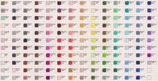 sanford prismacolor color chart by josephine9606