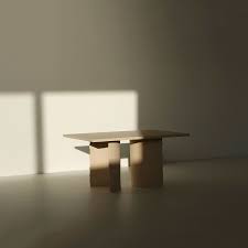 Common Effort Minimalist Coffee Table Side Table Sculptural Furniture