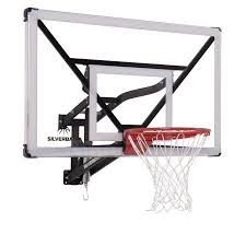 Silverback Nxt 54 Wall Mounted Adjustable Height Basketball Hoop With Quickplay Design Walmart Com In 2020 Adjustable Basketball Hoop Basketball Backboard Basketball Hoop