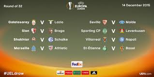 T&cs, time limits and exclusions apply. Uefa Europa League On Twitter The Official Round Of 32 Draw Result Ueldraw Https T Co 5rn0ydzhvd