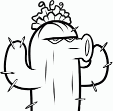 Plants vs zombies coloring pages cactus see more images here : Coloringrocks Plants Vs Zombies Coloring Pages Coloring Rocks Malvorlagen Zombie Vorlagen