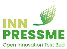 The 3ds logo, catia, biovia. Inn Pressme Open Innovation Test Bed Esci