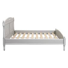 Retrait gratuit sous 2h en magasin, livraison sur rdv, à l'étage et dans la pièce de votre choix. Lit 160x200 En Bois Gris Rechampis Blanc Gustavien Lits 2 Personnes Interior S