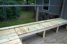 These beginner friendly diy bench ideas will inspire you to build beautiful benches out of. Outdoor Bench For Our Deck Diy Wood Working Project Tutorial