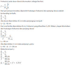 5 contoh soal berhubungan dengan :1. Rangkuman Contoh Soal Pembahasan Gelombang Bunyi