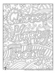 Printable quotes word positive affirmations sarah mangle coloring page. Positive Sayings Adult Coloring Pages Woo Jr Kids Activities