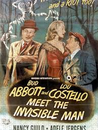 Movie poster for ''Abbott and Costello Meet the Invisible Man'', 1951  Jigsaw Puzzle by Retro Movie Posters - PX Puzzles