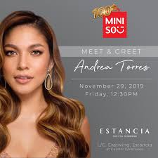 Get a chance to meet and greet RAYVER CRUZ and ANDREA TORRES