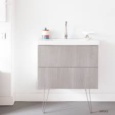 Bath Vanity 40 Godmorgon With Sink Included Wall Mounted Touchless Faucet Less Germs Smoke Doors Hai Ikea Bathroom Vanity Bathroom Vanity Ikea Bathroom