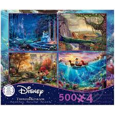 Available in 300, 550, 750, 1000 pieces and deluxe sets. Ceaco Thomas Kinkade Disney Dreams Puzzle 4 X 500pcs Squirt S Toys Learning Co