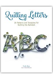 Learn To Quill Letters Paper Zen Alphabet E Books