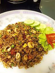 Nasi Goreng Sotong Ikan Bilis Pedas Recette Recettes Couscous Nasi Goreng