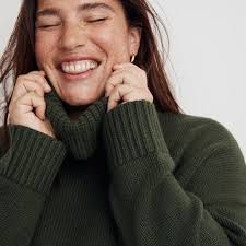 Madewell Sadler Turtleneck Sweater S