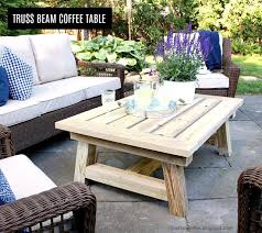In coffee table puts joinery on display, kevin rodel manages to do more in one article than is typical. Diy Truss Beam Coffee Table Free Plans Jaime Costiglio