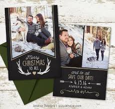 Holiday Photo Save The Date Card Say Merry Christmas By Jeneze Wedding Saving Winter Wedding Planning Christmas Engagement