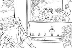 They were lazarus and his two sisters, mary and martha. Rich Man And Lazarus Coloring Page Free Printable Coloring Pages Sunday School Coloring Pages Bible Coloring Pages Coloring Pages