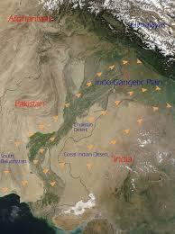 All regions, cities, roads, streets and buildings satellite view. India Pakistan Map Gsdm